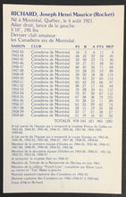 Load image into Gallery viewer, Maurice Rocket Richard Autographed Photo Postcard Montreal Canadiens NHL Hockey