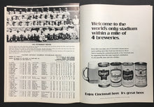 Load image into Gallery viewer, 1972 National League Championship Baseball Program MLB Reds vs Pirates Clemente