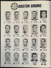 Load image into Gallery viewer, 1968 Detroit Olympia Hockey Program + Game Ticket Red Wings vs Boston Bruins