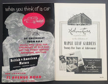 Load image into Gallery viewer, 1957 OHA Junior A Doubleheader Program Guelph Biltmores vs St Micheal's Majors