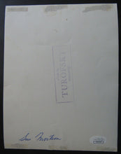 Load image into Gallery viewer, Toronto Maple Leafs Gus Mortson Autographed Turofsky Photo JSA Torchy Schell