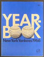 Load image into Gallery viewer, 1966 Vintage Original MLB Baseball New York Yankees Official Yearbook Maris