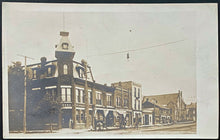 Load image into Gallery viewer, c1900 Postcard Mitchell Ontario Main St Howie Morenz Birthplace Hockey Vintage