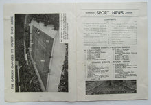 Load image into Gallery viewer, 1936 Boston Gardens NHL Hockey Program Boston Bruins vs Chicago Blackhawks