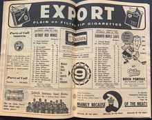 Load image into Gallery viewer, 1964 Toronto Maple Leafs Playoffs Program Stanley Cup Finals Game 7 Vintage NHL