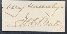 Load image into Gallery viewer, Late 1800s Vintage Lord Fred Stanley Signed Cut JSA Stanley Cup Hockey HOF