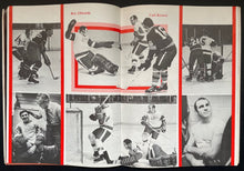 Load image into Gallery viewer, 1970-71 Detroit Red Wings NHL Hockey Yearbook Signed Carl Brewer Auto JSA Howe
