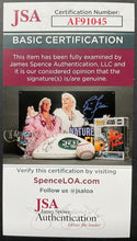 Load image into Gallery viewer, Gordie Howe & Alex Delvecchio Signed NHL Detroit Red Wings Photo Autographed JSA