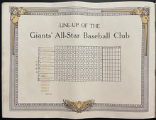 Load image into Gallery viewer, 1913-14 New York Giants/Chicago White Sox World Tour Program Vintage Baseball