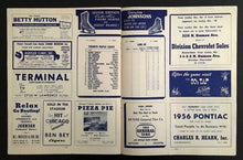 Load image into Gallery viewer, 1955 Chicago Stadium Hockey Program Toronto Maple Leafs v Chicago Blackhawks NHL