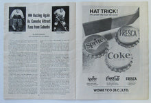 Load image into Gallery viewer, 1968-1969 NHL Program Vancouver Canucks vs Maple Leafs Signed Imlach Keon + More