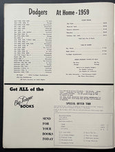 Load image into Gallery viewer, 1959 Los Angeles Dodgers MLB Baseball Yearbook Vintage Publication