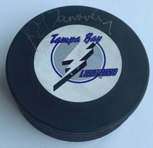 Load image into Gallery viewer, Rob Zamuner Signed Tampa Bay Lightning NHL Hockey Puck Autographed Trench MFG