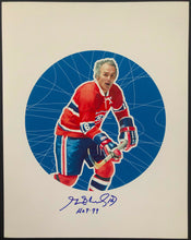 Load image into Gallery viewer, 2005 Canada Post Henri Richard Autographed Signed + Stamp NHL Hockey HOFer 79