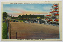 Load image into Gallery viewer, 1930 Indy 500 Postcard Indianapolis Motor Speedway Indiana Automobile Race
