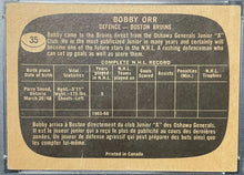 Load image into Gallery viewer, 1966-67 Topps Hockey #35 Bobby Orr Rookie Card Bruins RC PSA Graded 2 Good