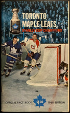 Load image into Gallery viewer, 1967-68 NHL Hockey Toronto Maple Leafs Media Guide Dave Keon Jean Beliveau Cover