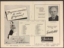 Load image into Gallery viewer, 1951-52 Quebec Colisee Junior Hockey League Program Citadelle vs Notional NHLERS
