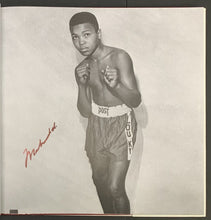 Load image into Gallery viewer, Muhammad Ali Autographed Book The Greatest Signed Twice + Drawing By Ali JSA LOA