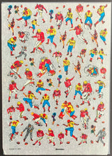 Load image into Gallery viewer, Circa 1969 Football Decal Set + Booklet Vintage Fold Out Atlas Editions