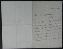 Load image into Gallery viewer, 1902 House Of Commons Letter Written & Signed James Bryce British Viscount