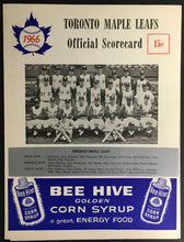 Load image into Gallery viewer, 1966 International League Toronto Maple Leafs Boston Red Sox Exhibition Program