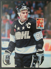 Load image into Gallery viewer, 1991 Beckett Hockey Monthly Magazine Autographed By Eric Lindros World Juniors