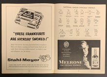 Load image into Gallery viewer, 1958 Yankee Stadium NFL Football Program New York Giants vs Washington Redskins