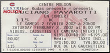 Load image into Gallery viewer, 2002 Luciano Pavarotti Concert Ticket Montreal Molson Centre Vintage