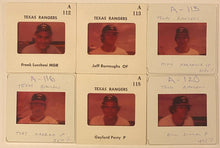 Load image into Gallery viewer, 1976 MLB Baseball American League 35mm Slides (6) Texas Rangers Gaylord Perry