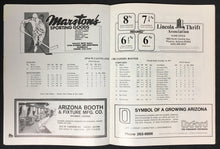 Load image into Gallery viewer, 1974 WHA Hockey Program Memorial Coliseum Phoenix Roadrunners vs Crusaders