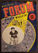 Load image into Gallery viewer, 1941 Montreal Forum's 18th Annual International Bike Race Sports Book Magazine