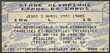 Load image into Gallery viewer, April 3rd 1997 Montreal Expos MLB Baseball Game Program + Ticket Stub Cardinals