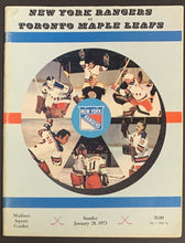 Load image into Gallery viewer, 1973 NHL Hockey Program New York Rangers Jean Ratelle Scores Career Goal 250-251