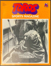 Load image into Gallery viewer, 1974 WHA Hockey Program Toronto Toros vs Houston Aeros Wayne Dillon 4 Goals Howe