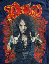 Load image into Gallery viewer, Ronnie James Dio Sacred Heart Tour 1985 Concert T-Shirt Original Vintage Large