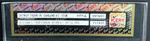 Load image into Gallery viewer, 1972 ALCS Game 5 Ticket Tiger Stadium MLB Detroit Tigers vs Oakland A's iCert