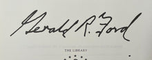 Load image into Gallery viewer, Gerald R. Ford Autographed Easton Press Exclusive Signed Edition Autobiograph
