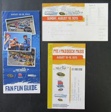 Load image into Gallery viewer, 2013 NASCAR Pure Michigan 400 Full Ticket + Pit Paddock Pass + Fan Guide Racing