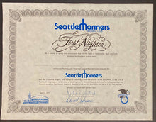 Load image into Gallery viewer, 1977 MLB Seattle Mariners 1st Baseball Game Program + Ticket + Certificate +More