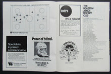 Load image into Gallery viewer, 1975 - 1976 Powerplay WHA Official Program Houston Aeros vs Quebec Nordiques