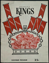Load image into Gallery viewer, 1968 AHL Program Springfield Kings vs San Diego Gulls American Hockey League