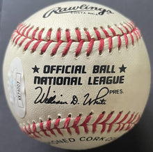 Load image into Gallery viewer, Curt Flood Autographed Signed National League Rawlings Baseball Cardinals JSA