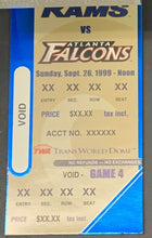 Load image into Gallery viewer, 1999 St. Louis Rams Full Promo Season Ticket Book Kurt Warner 1st Start NFL