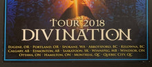 Load image into Gallery viewer, 2018 Santana Divination Concert tour Poster Hamilton Ontario Canada Music