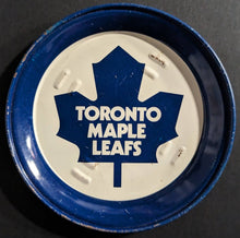 Load image into Gallery viewer, 1974 Toronto Maple Leaf Metal Drink Coaster NHL Ashtray Metal Disk Vintage
