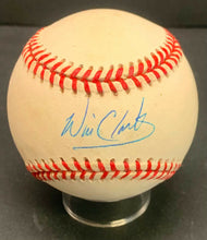 Load image into Gallery viewer, Will Clark Autographed Baseball Signed American League Rawlings Sweet Spot