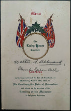Load image into Gallery viewer, 1927 Alexander Graham Bell / Walter Allward Autographed Historical Menu JSA LOA