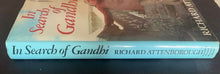 Load image into Gallery viewer, 1982 In Search of Gandhi Signed Book x4 Richard Attenborough Kingsley Auto JSA