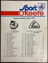 Load image into Gallery viewer, 1975 Autographed WHA Program Toronto Toros Houston Aeros Signed Frank Mahovlick